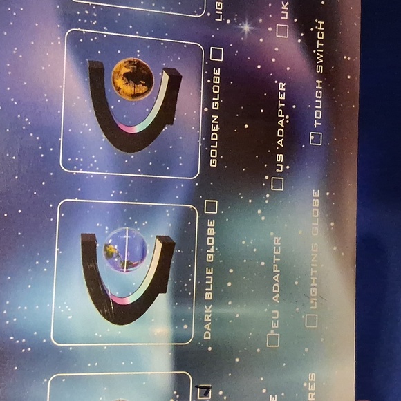 Levitating Globe with LED Lights - Picture 5 of 7